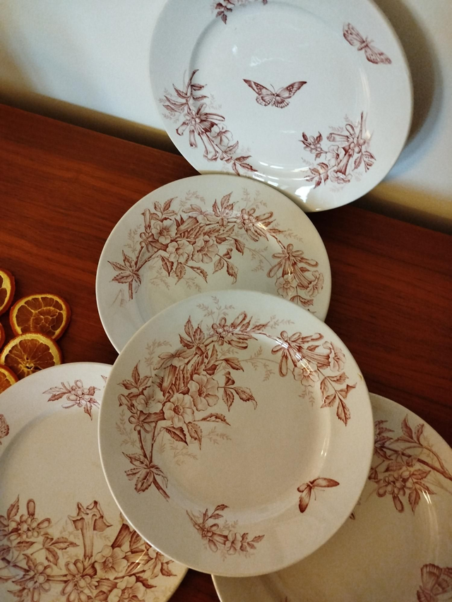 Assiette plate terre de fer Badonviller (unité )