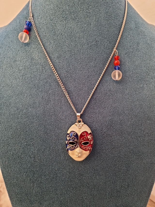 Parure Acier Vénitienne Aura Cristal Pierre De Roche Agate