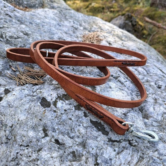 Talutushihna, ruskea punos