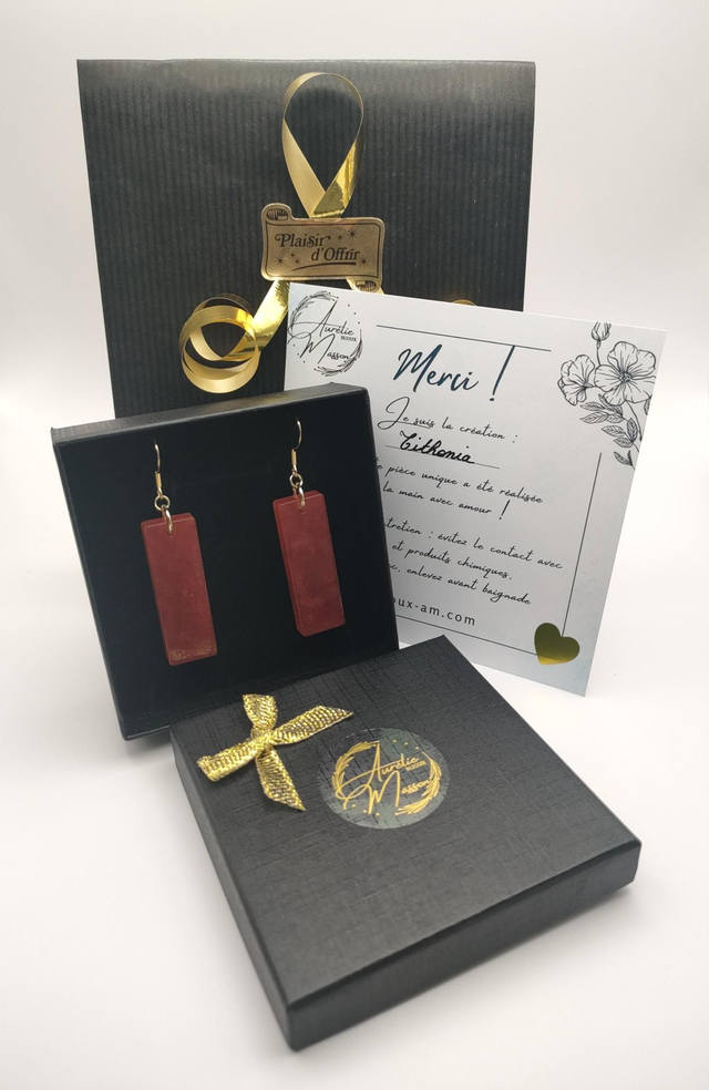 Boucles d'oreilles "Tithonia"