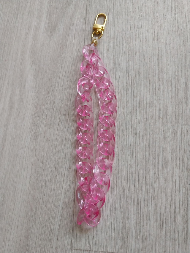 Chaîne de Téléphone Rosée