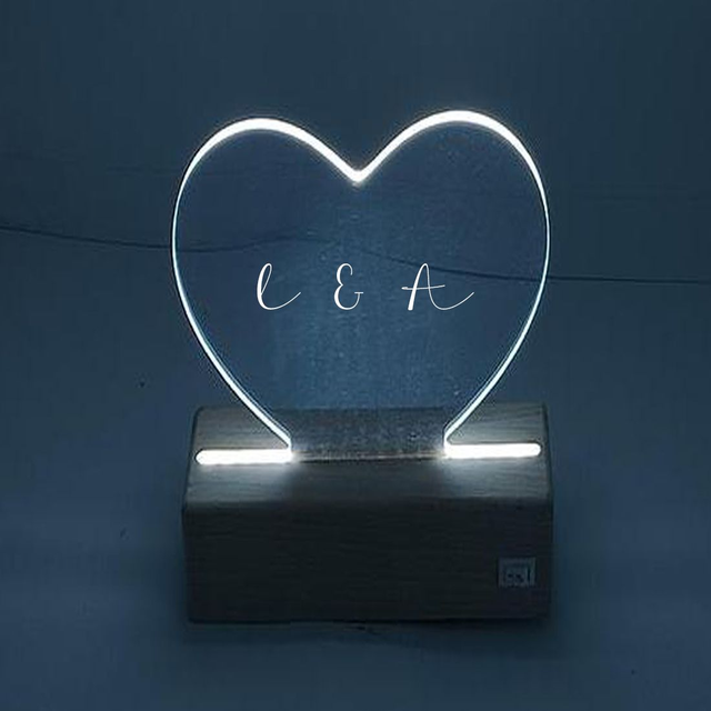 LAMPARA LED CORAZON