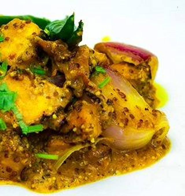 Vindaye de poisson + naan