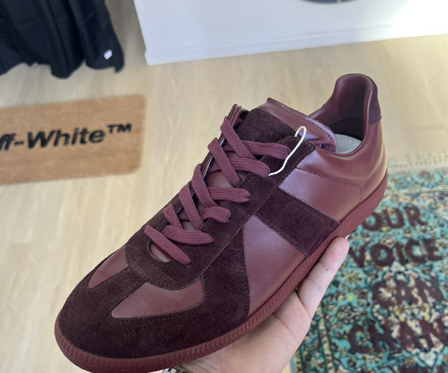 Margiela Sneakers Replica Bordeaux Size 45 - NEW