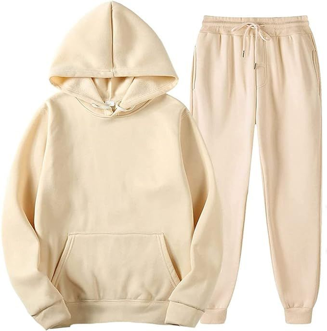ENSEMBLE JOGGING MIXTE BEIGE 