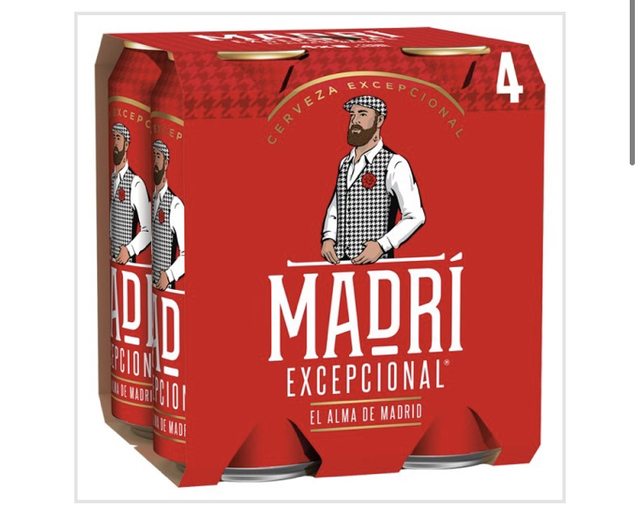 Madri Excepcional Lager 4 x 440ml