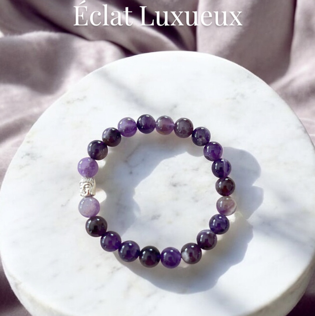 Apaisement - Spiritualité - Détente - Améthyste Chakra Couronne 