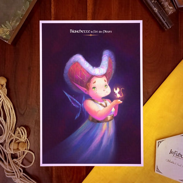 Poster InFabulis l'Héritage Oublié™ - Blanchette la Fée des Pleurs