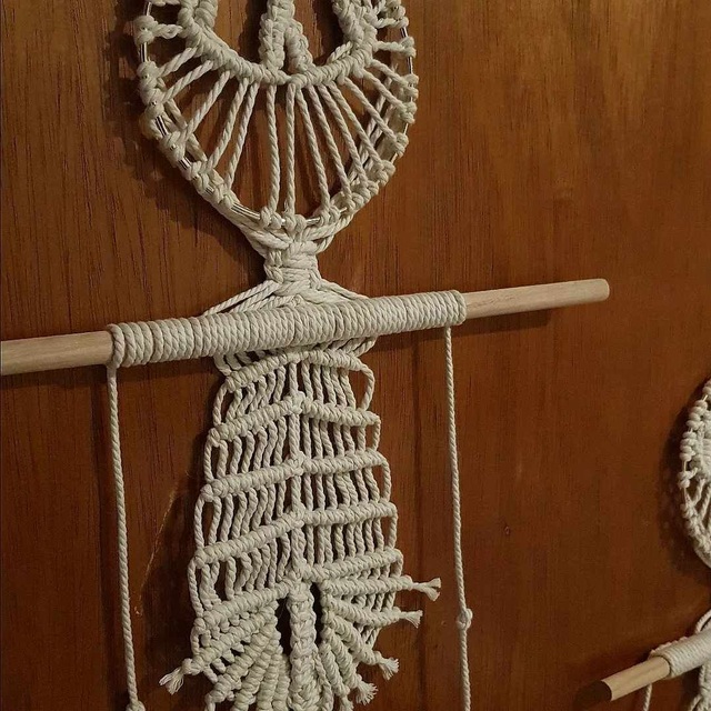 Squelette macramé