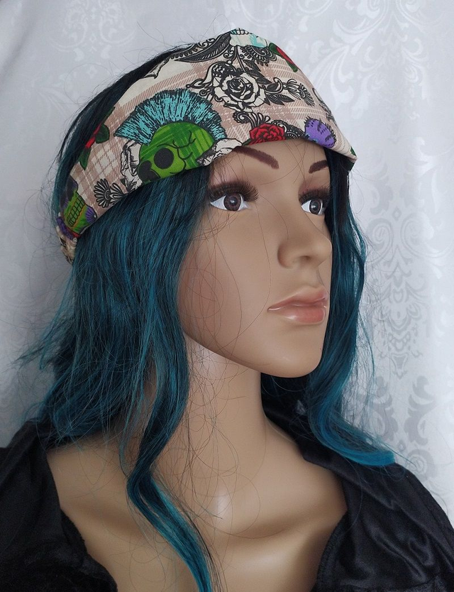 Bandana fantaisie style punk/rock