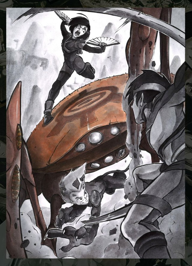 Print A6, A4 ou A3 - Fan art - Code Lyoko