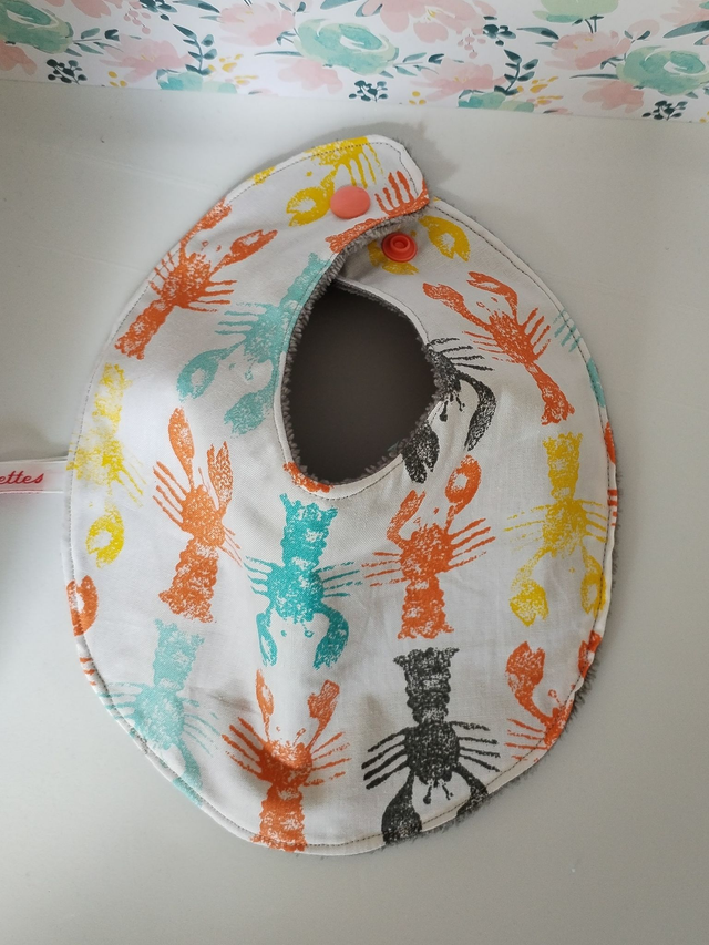 Bavoir 0 à 6 mois - Homards