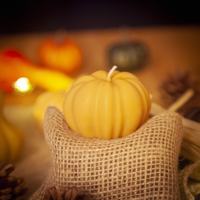 Citrouille enchantée - Bougie citrouille 