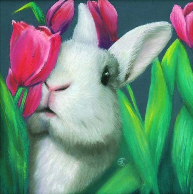 Greeting Card 'LOIS' (Konijnenparadijs)