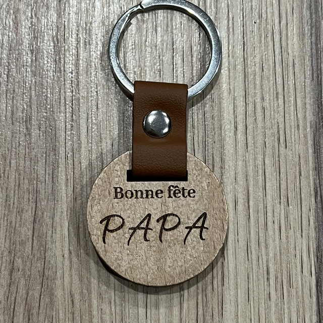 Porte clés bonne fête papa