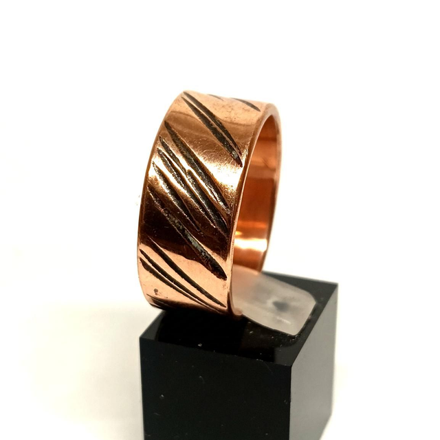 Bague cuivre pur Tiger 