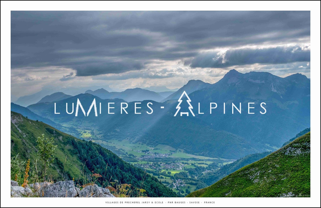 Precherel , Jarsy , Ecole (PNR Bauges) 50*32cm