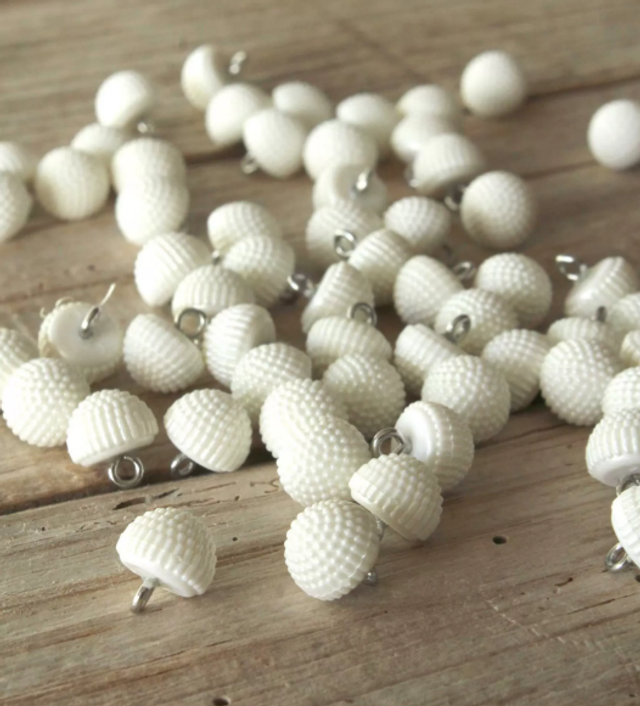 Herisson 10mm Nacre - Eglantine et Zoé