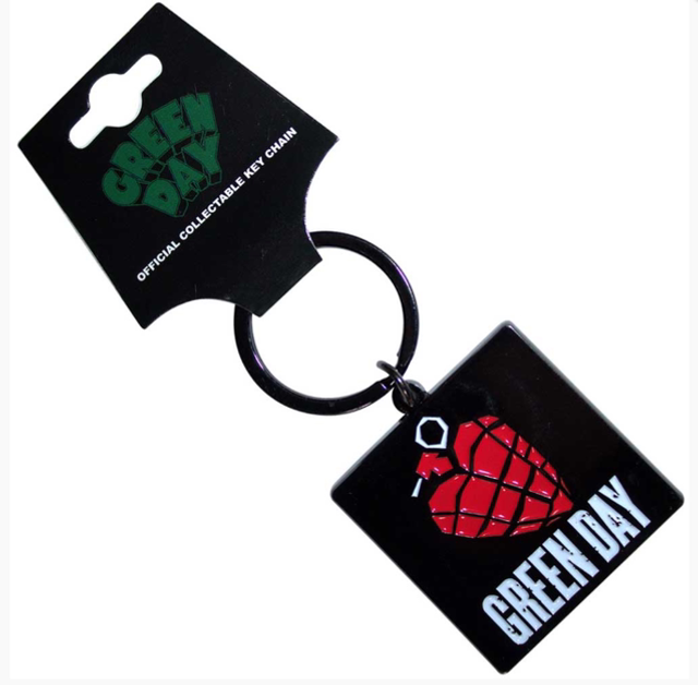 GREEN DAY KEYCHAIN: GRENADE LOGO