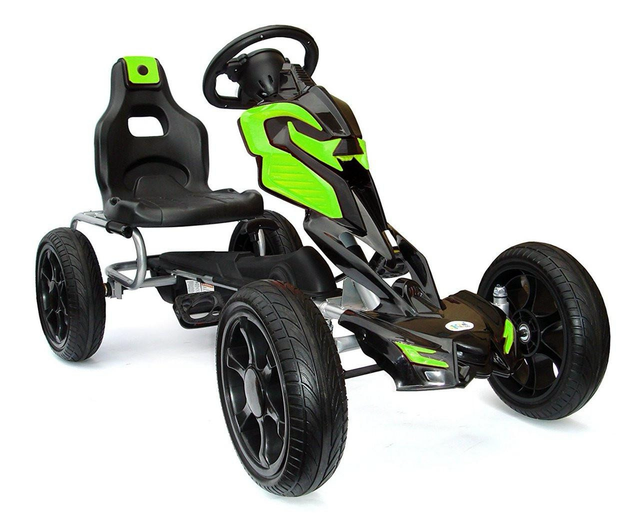 Thunder Eva Rubber Go Kart Green