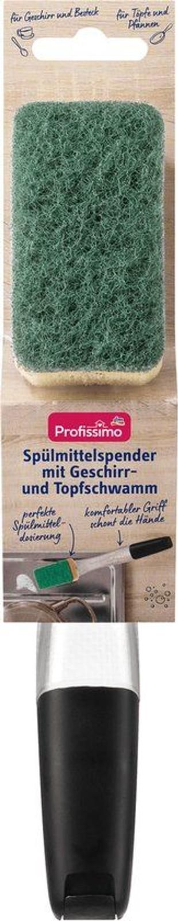 Profissimo Afwasmiddeldispenser Met Vaat- En Pannenspons, 1 St