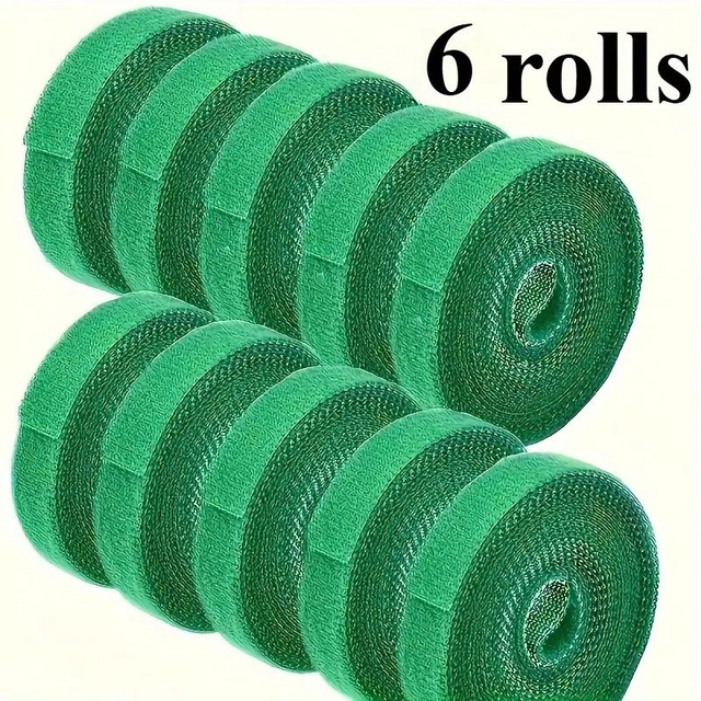 Lot de 6 sangles en nylon durables Attaches de Jardin Réglables et Robustes