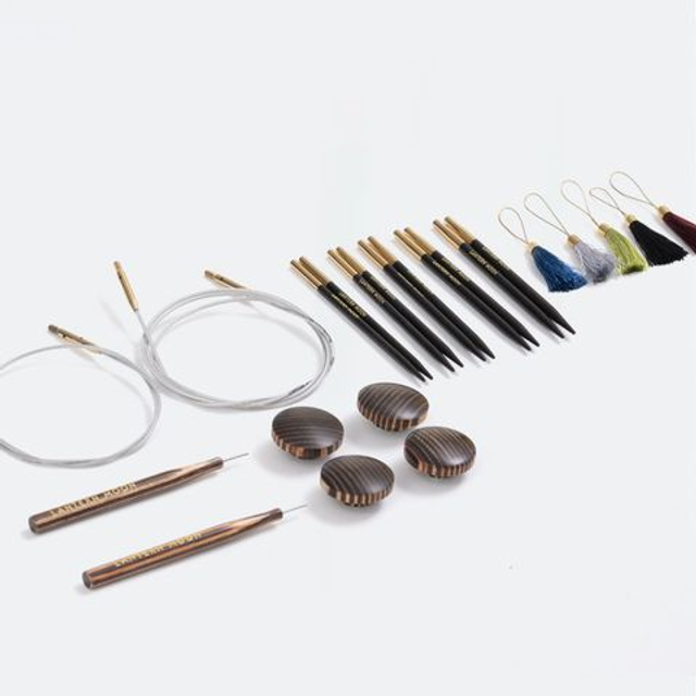 Lantern Moon Ebony Wood Heirloom Normal Interchangeable Needle Sets