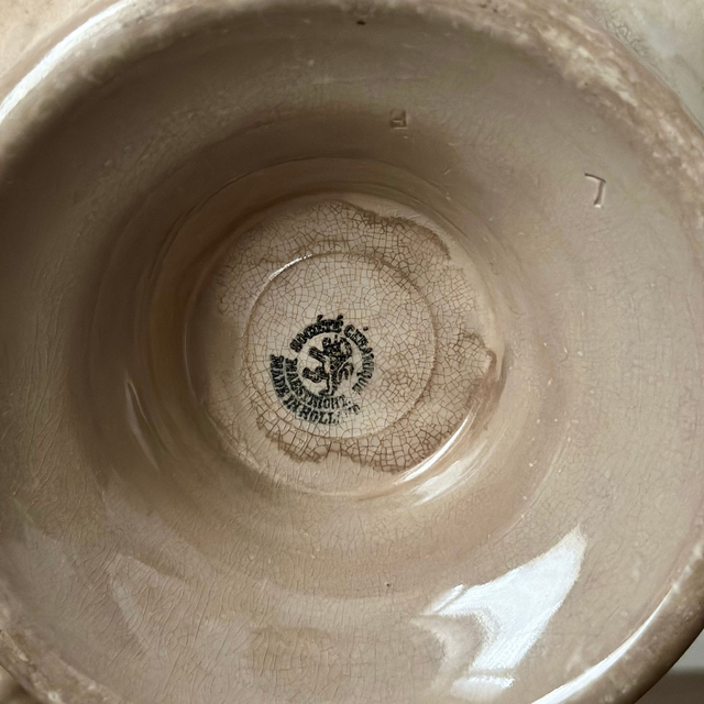 la grande soupière patinée, Société de Céramique Maestricht, Terre de fer