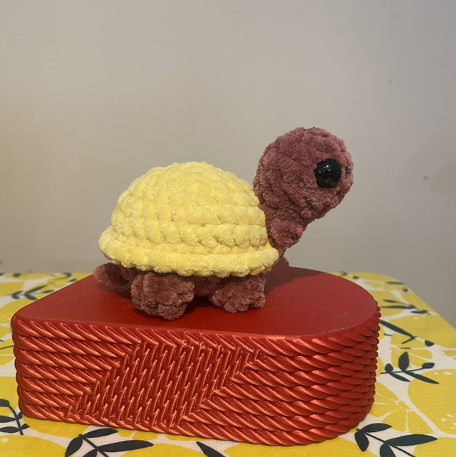 Small crochet amigurumi Tortoise
