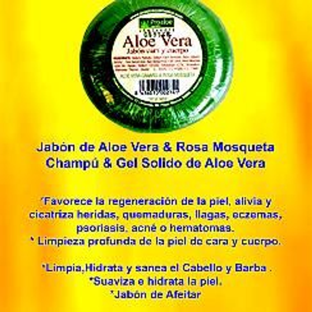 Jabón de Aloe Vera 100gr.