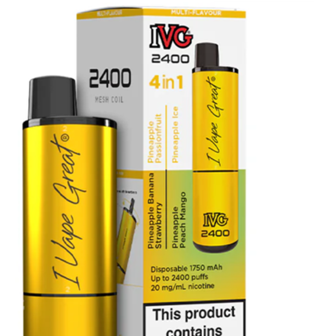IVG 2400 4 IN 1 MULTI FLAVOUR PINEAPPLE EDITION