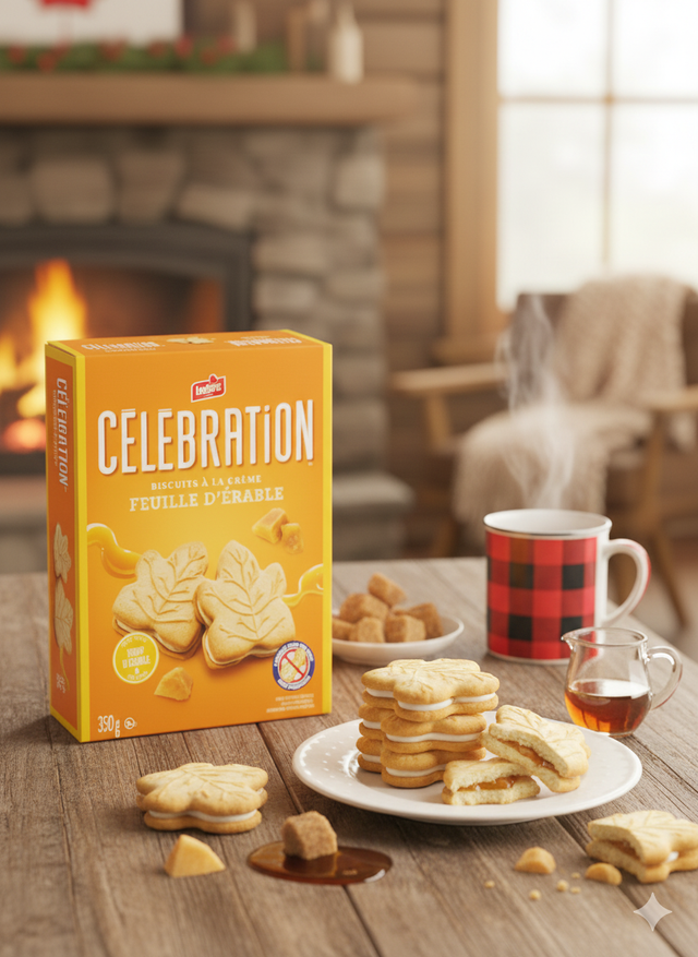 Biscuits Feuilles d&#039;érable