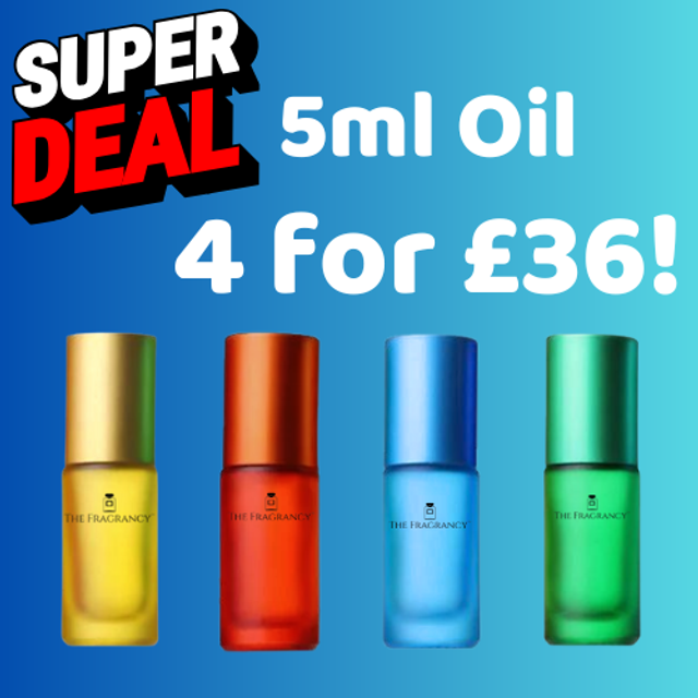 5ml Pure Oils - 4 for £36!