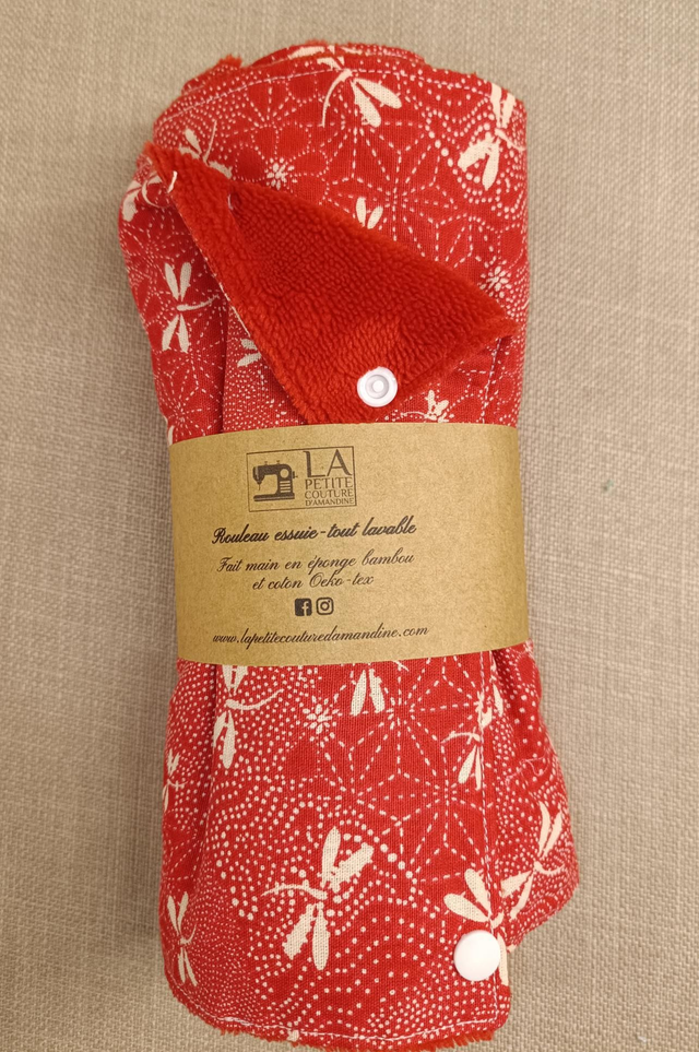 Rouleau essuie-tout libellule