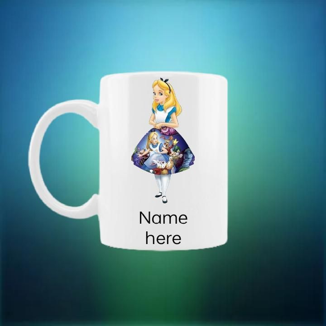 Alice In Wonderland Mug With Free Personalisation 