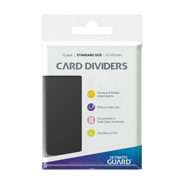 Ultimate Guard: Card Dividers Standard Size - MUSTA (10kpl)