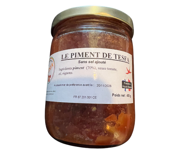 Le piment de tesfa 400 g