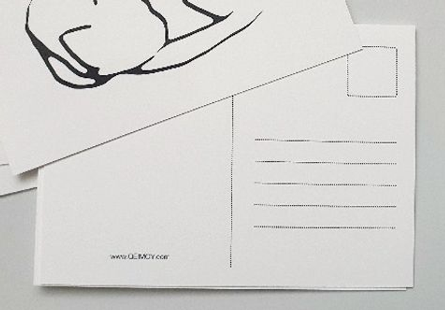 Losse postkaart Dutch treat - liggend (zonder envelop)