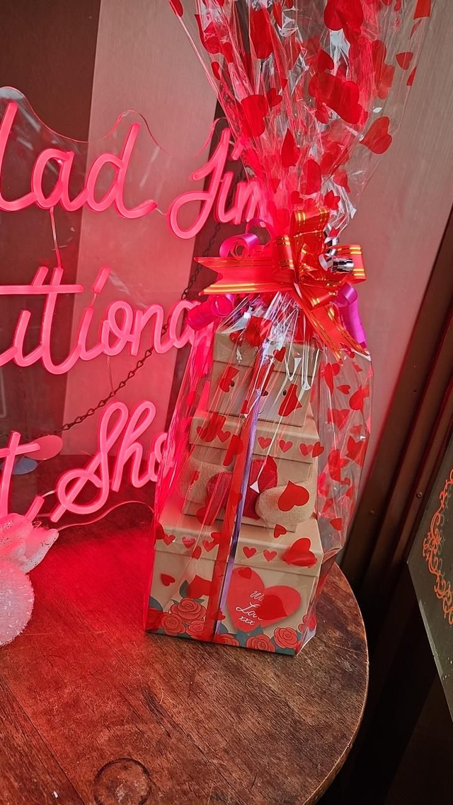 Teddy bear valentines stacker 