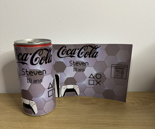 Étiquette Mini Canette