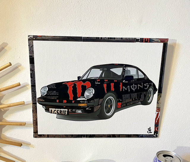 Tableau Porsche 911 vintage 