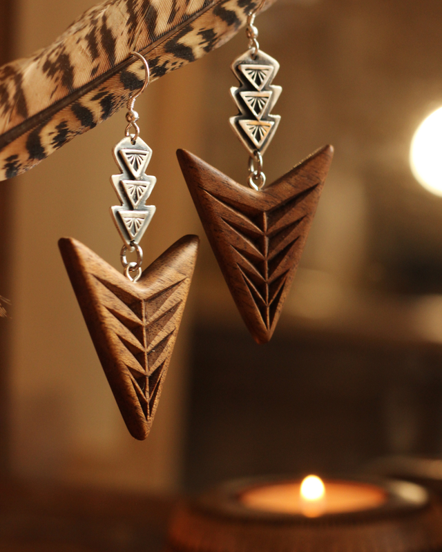 Boucle d'oreille "Free Wind"