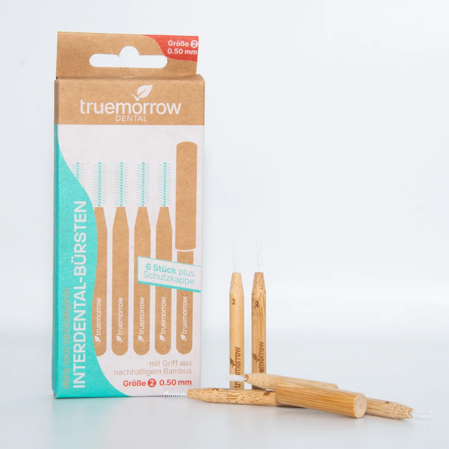 Truemorrow Interdentalbürsten (6 Stück) 1 (0.45 mm) - orange