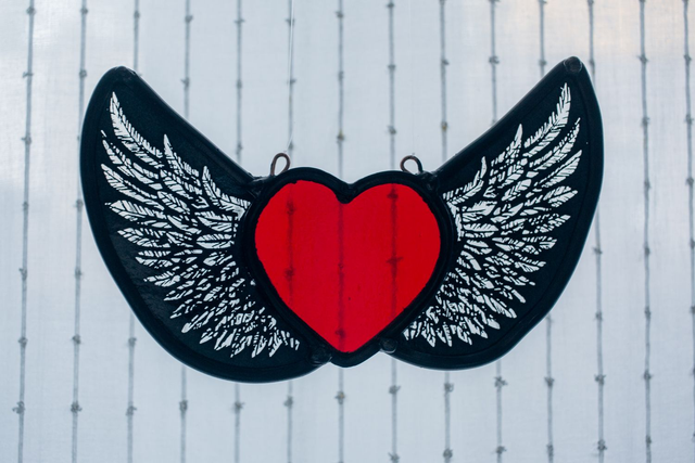 Milagros Heart with Wings