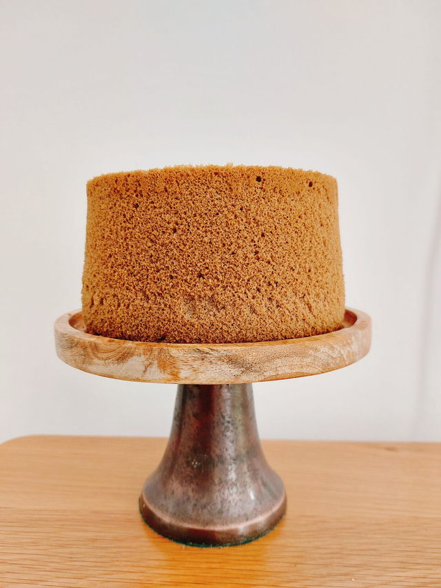 Gâteau nuage au hojicha entier