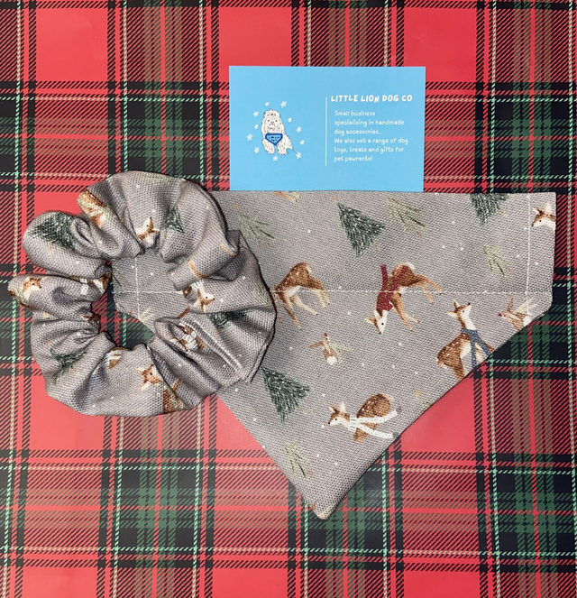Winter Woodlands Handmade Dog Accessories 