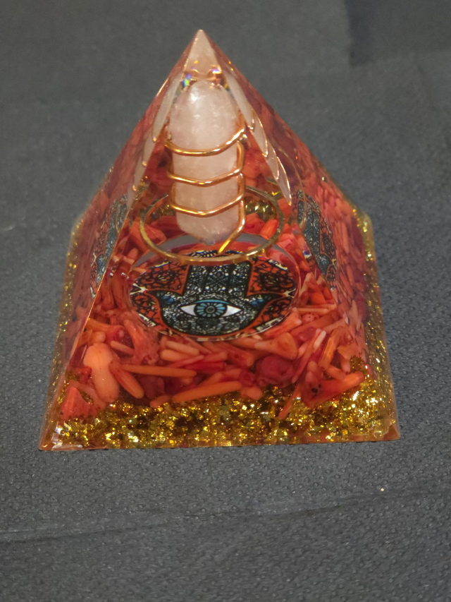 Orgonite Cristal blanc 6 cm 