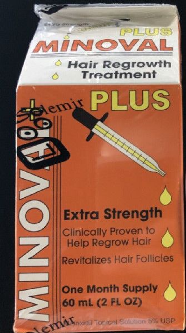Sérum  minoval plus ..lotion active la repousse des cheveux rapidement et de la barbe