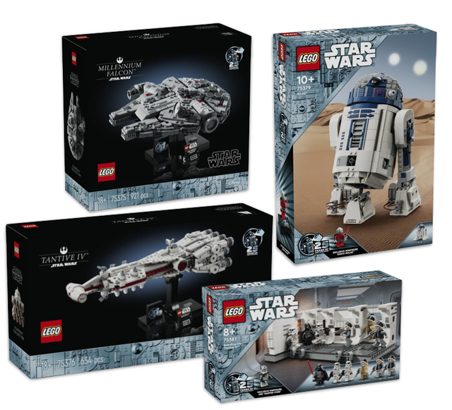 BUNDLE 25th  LEGO Star Wars (75375+75376+75379+75387)