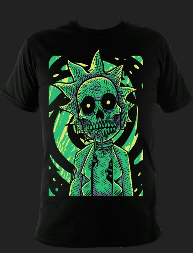 Rick And Morty Skeleton T-shirt